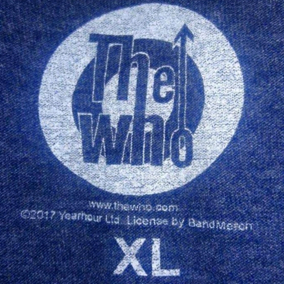 The Who Rock & Roll Band Authentic CONCERT Shirt - Picture 2 of 3